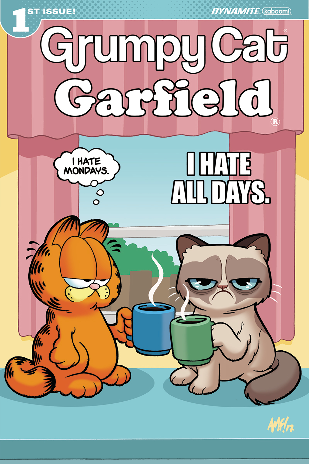 Grumpy Cat Meets Garfield In New Crossover Mini Series First Comics News 