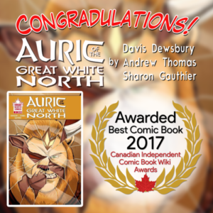 Winner Auric of the Great White North Issue 3