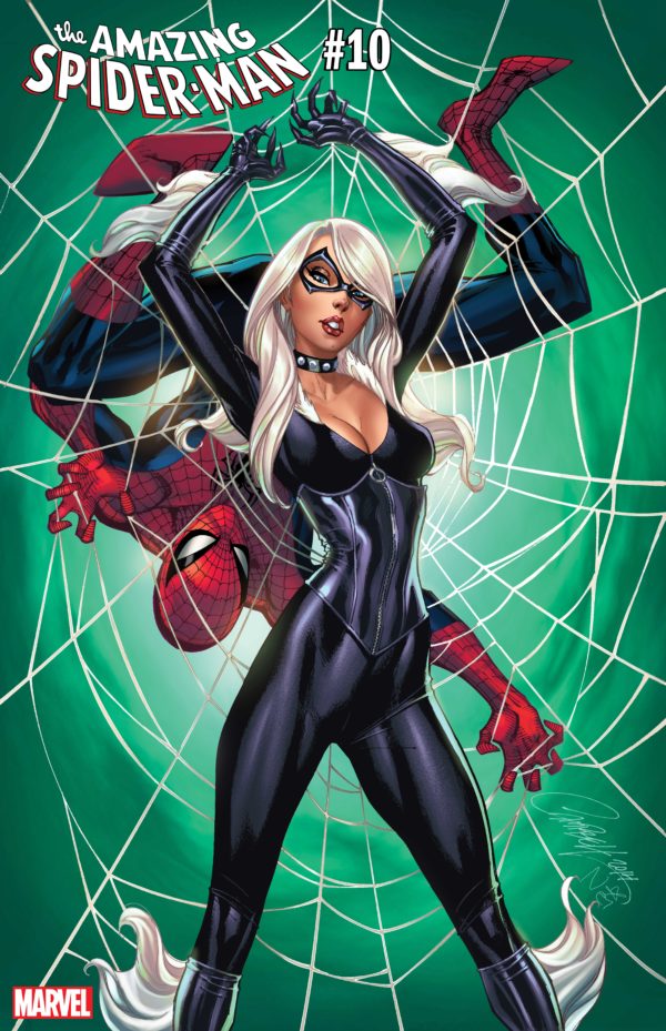 Marvel Reveals AMAZING SPIDER-MAN Black Cat Covers From Mike Wieringo