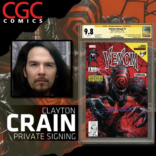 CGC Announces InHouse Private Signing with Clayton Crain FIRST