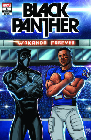 SEE IT: Saquon Barkley appears on cover of Marvel's BLACK PANTHER #1 comic, Penn State Football News