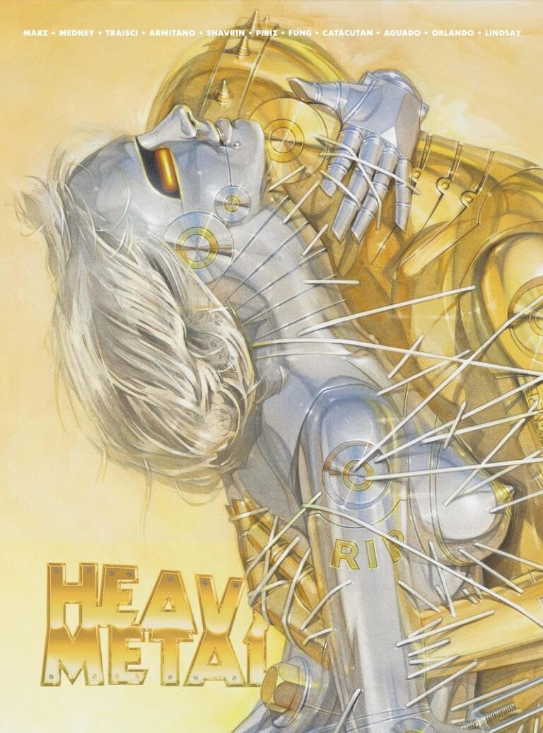 Hajime Sorayama Reunites With Heavy Metal Magazine For Sexy Robot Cover Series First Comics News 7433