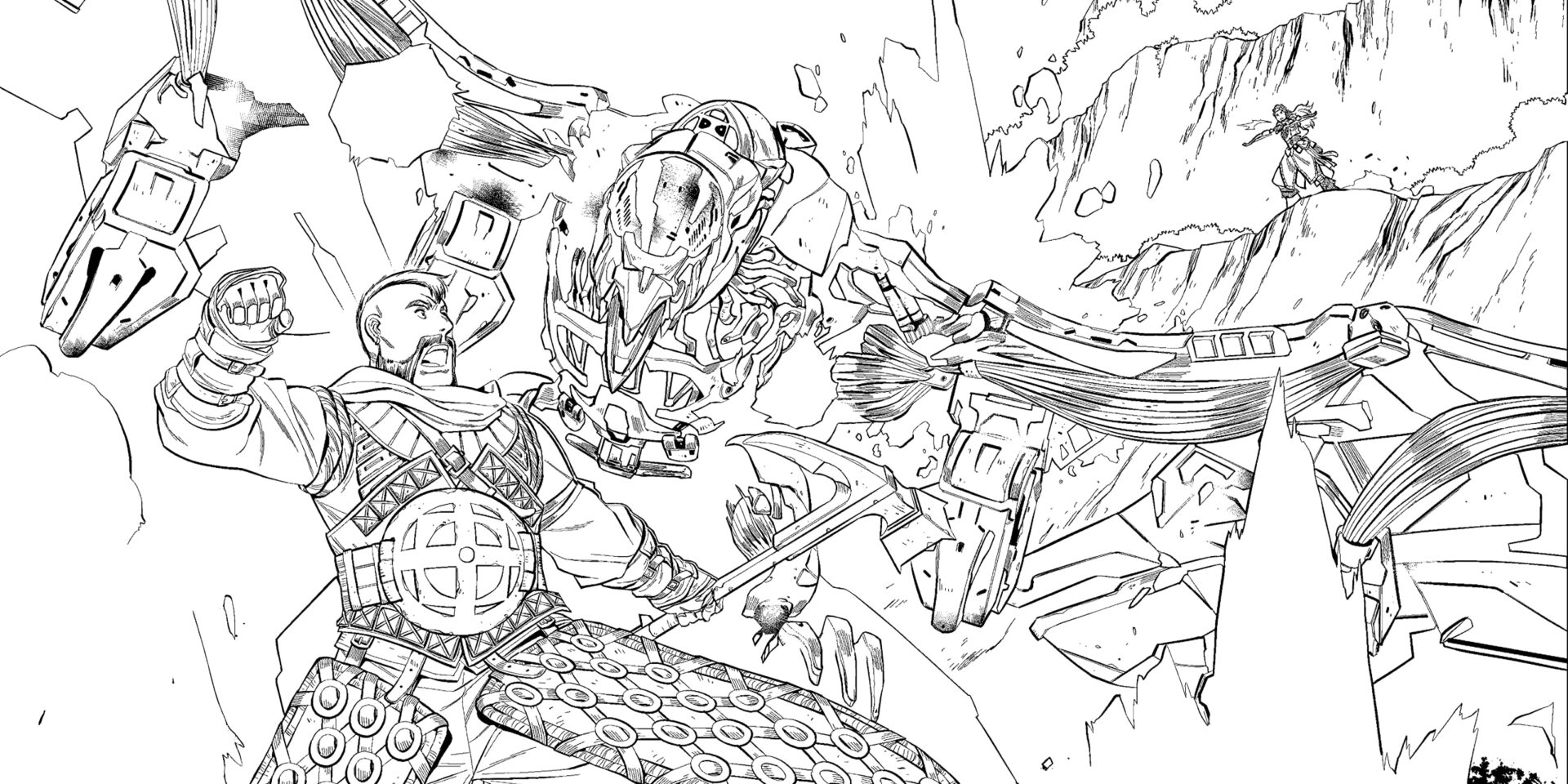 The Official Horizon Zero Dawn Coloring Book FIRST COMICS NEWS