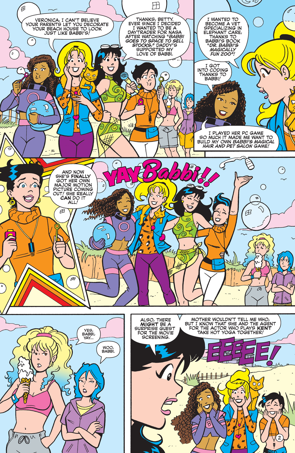 Betty And Veronica Friends Forever Beach Party Preview First Comics News 6825