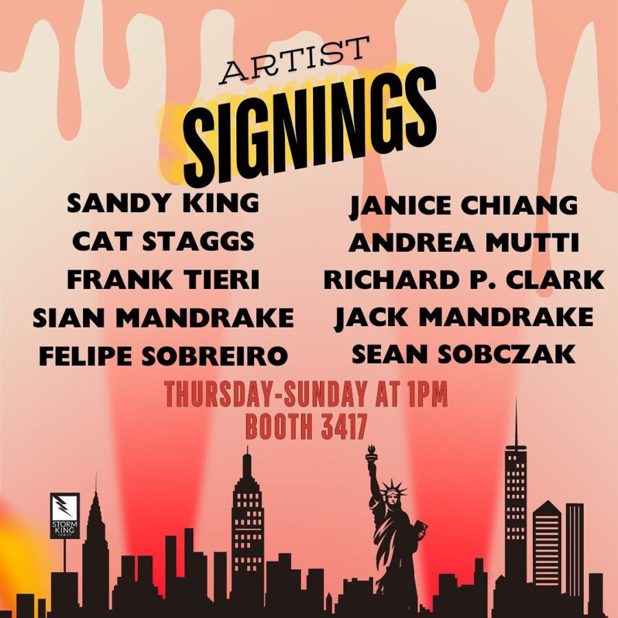 Storm King Comics creators signings at New York Comic Con 2024 First